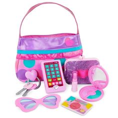 Pretend Makeup, Purse Style, Play Shoes, Perfect Purse, Pretend Play Toys, Baby Alive, Girls Play, Purse Styles, Preschool Toys