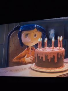 Caroline Cake, Movie Cakes, 13 Birthday Cake, Anime Cake