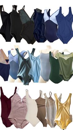 several different types of bras are shown in multiple colors and sizes, including black, white