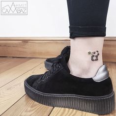 a woman's foot with a tattoo on her ankle and the words instagramm