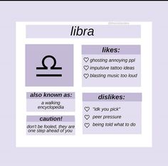 a poster with the words libra and other things to describe in different languages on it