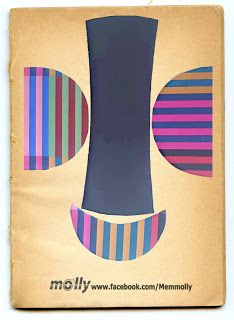 a book cover with an abstract design on it