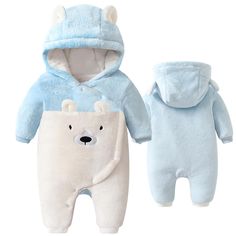 PRICES MAY VARY. 【Soft Warm Material】 The newborn baby cute bear snowsuit is made of high quality cotton and fleece fabric. The coral fleece fabric lined and outer, cotton padding inside. Soft touch to care for your baby's sensitive skin, so your little one can wear it comfortably all day. 【Intimate Design】 The infant hooded jumpsuit with cute cartoon bear pattern and bear ears design, The one-piece suit design with snap closure, easy to change diaper. The hooded design will protect baby's head Preemie Clothes, Baby Snowsuit, Baby Fairy, Baby Protection, Baby Head, Bear Cartoon, Bear Pattern, Snow Suit