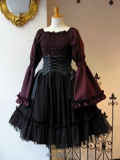 Dolly Dresses, Villain Dresses, Blair Dress, Dolly Dress, Medieval Fashion, Halloween Dress, Gothic Lolita, Adult Costumes