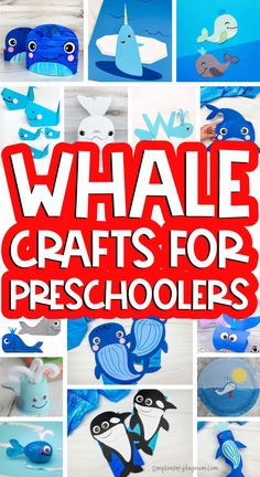 whale crafts for preschoolers to make