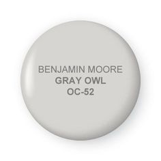 a white paint with the words gray owl on it