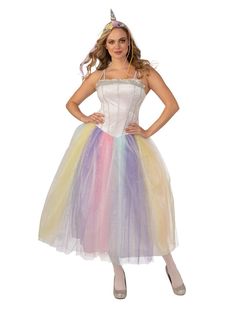 Adult Unicorn Costume - costumes.com Adult Unicorn Costume, Unicorn Halloween Costume, Unicorn Halloween, Unicorn Costume, Unicorn Dress, Tutu Costumes, Beautiful Costumes, Adult Halloween Costumes, Fancy Dress Costumes