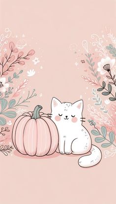 iPhone Halloween Wallpaper Kawaii Wallpaper Iphone, Iphone Halloween Wallpaper, Carte Halloween, Iphone Wallpaper Stills, Images Kawaii, Iphone Wallpaper Kawaii, Cute Fall Wallpaper, Simple Phone Wallpapers, Pretty Wallpapers Backgrounds