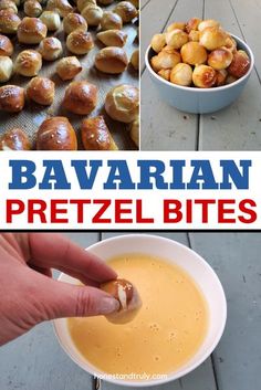 there are several different types of pretzel bites