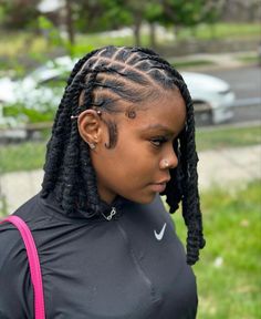 Two Strand Twist Loc Retwist, Dreadlock Styles For Women Short Hair, Women Loc Retwist Styles, Ras Hairstyles For Women, Dressy Loc Hairstyles, Cute Dread Hairstyles Black Women, Cute Loc Retwist Styles, Two Strand Bob Locs, Retwist Hairstyles For Short Locs