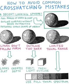 how to avoid crosshatting in hats