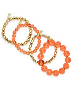 Let your look pop with this four-piece set of beaded stretch bracelets from INC International Concepts®.


 	Set in gold-tone mixed metal; plastic
 	Approx. diameter: 2-1/2"
 	Stretch closure Winter Shoe Trends, Bracelets Jewelry, Beaded Stretch Bracelet, Party Shoes, Inc International Concepts, About Us, Stretch Bracelets, Fashion Watches, Trending Shoes