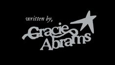 the words grace and arms written in white on a black background with an airplane flying over it