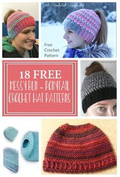 free crochet patterns for beanies, hats and scarves to knit in the winter