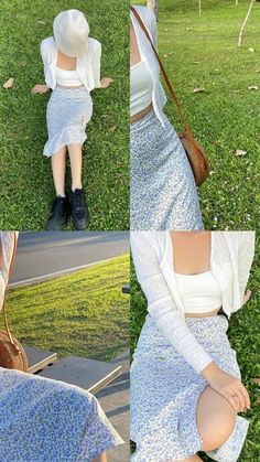 Summer Long Skirt Outfits, How To Be Aesthetic, Be Aesthetic, Fashion Outfits Korean, Korean Kids, Everyday Fashion Outfits, Family Photo Outfits