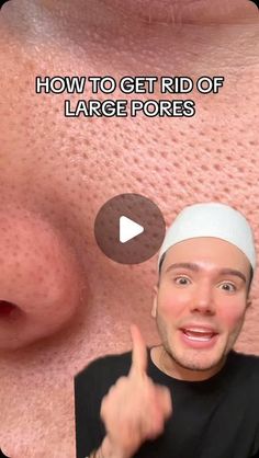 Matt Randon 🧩 on Instagram: "HOW TO GET RID OF LARGE PORES!😱 (follow for more!💗)

This serum has 10% niacinamide and 2% salicylic acid which are both freat ingredients to shrink the appearance of pores! @facetheory partner

#skincarejunkie #skincareaddict #skincarelover #skincareroutines #pores #blackhead #blackheads #facetheory #glowwithfacetheory" Matt Randon, Large Pores, Salicylic Acid, Blackheads, Follow For More, Beauty Tips, Beauty Products, Beauty Hacks, Serum