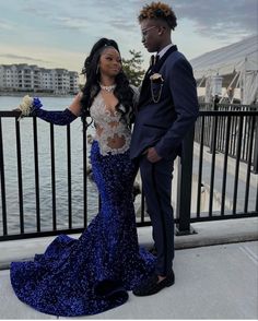 Black Girls Vacation, Blue Prom Dresses Mermaid, 8th Grade Prom Dresses, Sequins Prom Dress, Silver Prom Dress, Blue Prom Dresses, Prom Photoshoot, Prom Inspiration