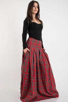 Lovely Checked Long Maxi Skirt/high or Low Waist Skirt/long Waistband Skirt/handmade Skirt/low Waisted Black Skirt/formal Skirt/skirt/f2128 - Etsy Black Skirt Formal, Low Waist Skirt, Long Maxi Skirt, Handmade Skirts, Rock Rock, Formal Skirt, Long Maxi Skirts, Flowing Skirt, Skirt Skirt