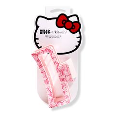 hello kitty hair clips in pink packaging