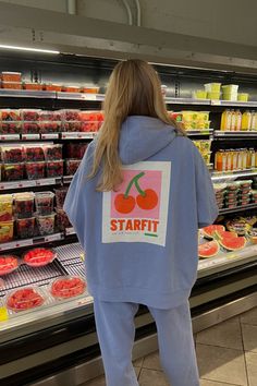 SHOP ALL – STARFIT Hoodie Fabric, Trendy Hoodies, Hoodie Fits, Cherry Bomb, Vintage Fits, Vintage Hoodies, Cherry Print, Winter Fits, French Terry Fabric