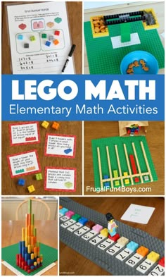 lego math activities for kids and adults