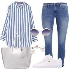 Outfit Donna, Fashion Mode, Mom Outfits, Womens Casual Outfits