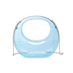 Sol and Selene Bess Evening Bag 840611122575 View 1 | Sky Blue Night Out Tops, Forest Light, Exterior Details, Transparent Design, Leather Shops, Blue Bags, Blue Ocean, Bridal Accessories, Fashion Sense