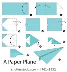 how to make an origami paper plane