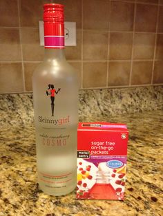 Diet is tolerable!! Skinny Girl Cosmo and Target brand Cranberry cosmo powdered drink mix...0 points!!! Liqour Cabinet, Cranberry Cosmo, Low Calorie Alcohol, Low Cal Drinks, Cosmopolitan Drink, Cosmo Recipe, Keto Drinks, Weight Watchers Snacks