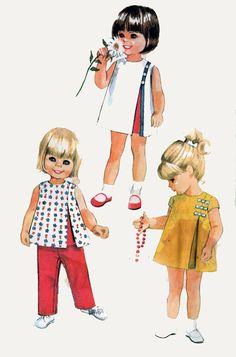 1960s McCalls 8721 Toddlers Asymmetrical Dress with by sandritocat, $11.00 Vintage Childrens Clothing, Patron Vintage, Vintage Kids Clothes, Childrens Sewing Patterns, Sewing Kids Clothes, Sewing Patterns For Kids, Pleat Top, 60s Vintage, Retro Mode