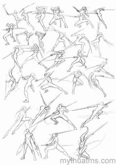 an image of a line drawing of people doing different things in the same direction,