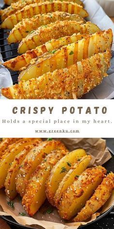 crispy potato is an appetizing side dish that's perfect for any special occasion