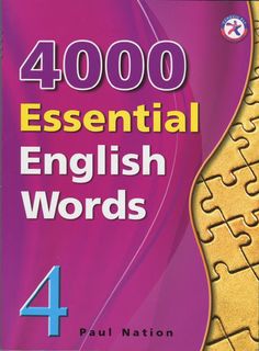 a book cover with puzzle pieces and the words'1, 000 essential english words