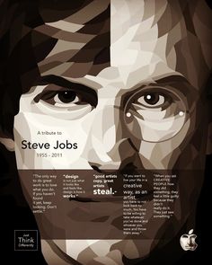 steve jobs is featured in this poster