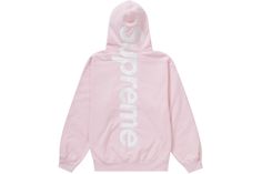 Supreme Satin Appliqué Hooded Sweatshirt (FW23) Light Pink Pink Supreme Hoodie, Supreme Hoodie, Pull Rose, Pink Sweats, Black Femininity, Lace Outfit, Vintage Hoodies, Cute Comfy Outfits, Cute Everyday Outfits