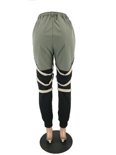 Women High Waist Pocket Pants Sporty Khaki Pants For Fall, Khaki Athleisure Bottoms For Spring, Sporty Khaki Trousers, Khaki Athleisure Bottoms With Pockets, Sporty Khaki Tapered Leg Bottoms, Yellow Long Sleeve Dress, Vintage Summer Dresses, Camo Cargo Pants, Drawstring Jogger