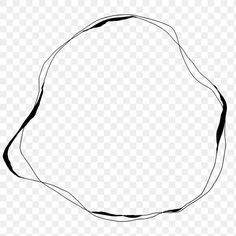 a black and white circle frame on a transparent background, with lines in the middle