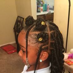 Cute Knotless Braids, Braids Hairstyles For Kids, Knotless Braids Hairstyles, Daughter Hairstyles, Natural Kids, Kid Hairstyles, Kid Hair