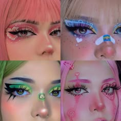 Teknik Makeup, Natural Make Up Looks, Kawaii Makeup, Rave Makeup, Eye Makeup Designs, Dope Makeup