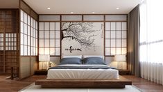 Japanese Bedroom Decor, Bedroom Design Diy, Japanese Interior Design