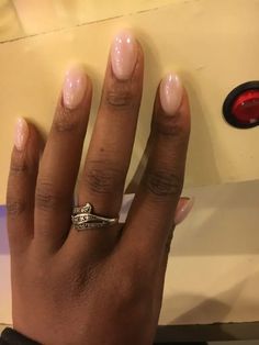 Milky Nude Nails for Dark Skin 15 Ideas: Embracing Elegance and Versatility Dull Nail Colors, Nude Nails For Dark Skin, Nude Nail Polish For Dark Skin, Milky Nude Nails, Nude Nails Black Women, Nude Nails For Brown Skin, Ombre Dip Powder Nails, Wedding Gel Nails