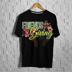 Friendsgiving holiday shirt design Friendsgiving Shirts, Friendsgiving Shirt, Thanksgiving Holiday, Holiday Shirt, Holidays Thanksgiving, Holiday Shirts, Shirt Design, Gender Neutral, Shirt Designs