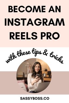 an instagramr with text that reads become an instagramr reels pro