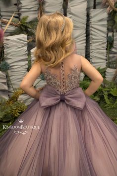 "Gorgeous Purple and Blush Pink flower girl dress with multilayered skirt, lace corset with buttons and lacing, bow. Specially designed of unique girls dress pattern for your chic special occasions, wedding, birthday, first communion, pageant, bridesmaid party, Christmas. Item material: upper layer of the skirt - tulle middle layer of the skirt- satin lower layer of the skirt - taffeta corset- satin, lace, lacing, buttons Item color: Purple and Blush Pink Size: 12m-2-3-4-5-6-7-8-9-10 The size ch Elegant Tulle Tutu Dress With Bow, Tulle Ball Gown With Bow For Pageant, Pageant Dress With Fitted Bodice In Tulle, Pageant Dress With Fitted Bodice And Tulle Skirt, Pageant Dress With Fitted Bodice And Tulle Material, Fitted Pageant Dress For Bridesmaid In Prom Season, Fitted Pageant Dress For Bridesmaids, Bridesmaid Fitted Pageant Dress For Prom, Fitted Bridesmaid Pageant Dress For Prom Season