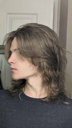 Long Grunge Hairstyles Men, Androgynous Long Hair, Trans Guy Long Hair, Rocker Guys With Long Hair, Androgynous Men Long Hair, Guy Haircuts Long, Men Haircut Curly Hair, Wavy Hair Men, Mens Hairstyles Thick Hair