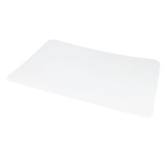 a white cutting board on a white background