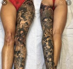 Leg Tattoo Ideas For Men, Sara Fabel, Back Of Leg Tattoos, Leg Tattoo Ideas, Country Tattoos, Tattoed Women, Tattoo Ideas For Men, Full Body Tattoo