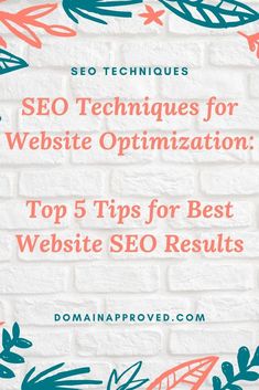 the top 5 tips for best website search results