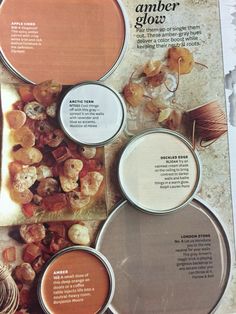 an article in a magazine about different shades of paint and what they are used for