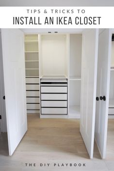 the diy playbook tips and tricks to install an ikea closet